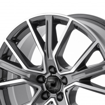 2DRV WH34 Dark Gunmetal Hochglanzpoliert