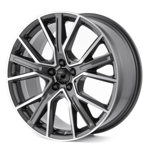 2DRV WH34 Dark Gunmetal Hochglanzpoliert