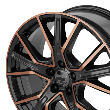 2DRV WH34 Schwarz Kupfer hochglanzpoliert