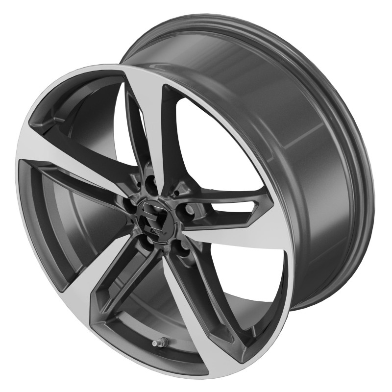 2DRV WH36 Dark Gunmetal Hochglanzpoliert