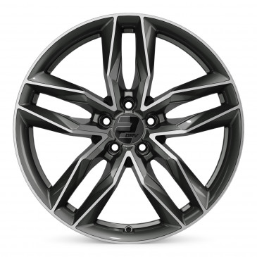 2DRV WH40 Dark Gunmetal Hochglanzpoliert