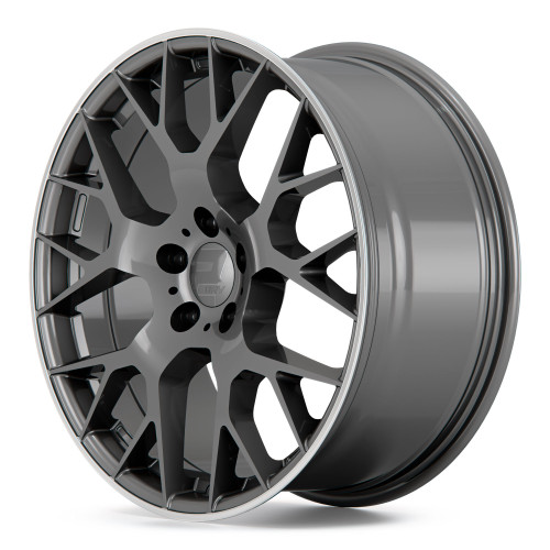 2DRV WH47 Daytona Grau lackiert mit hochglanzpoliertem Felgenbett