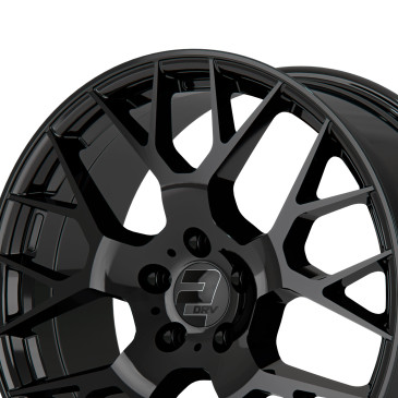 2DRV WH47 Schwarz glänzend lackiert