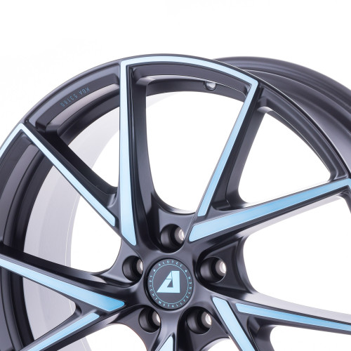 ALUTEC ADX.01 racing-black frontpoliert blue