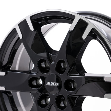 ALUTEC Titan diamant-schwarz frontpoliert