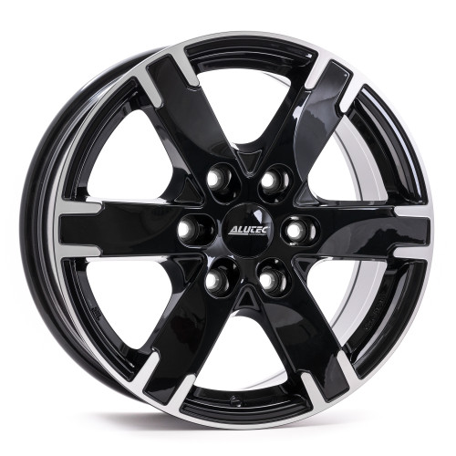 ALUTEC Titan diamant-schwarz frontpoliert