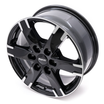 ALUTEC Titan diamant-schwarz frontpoliert