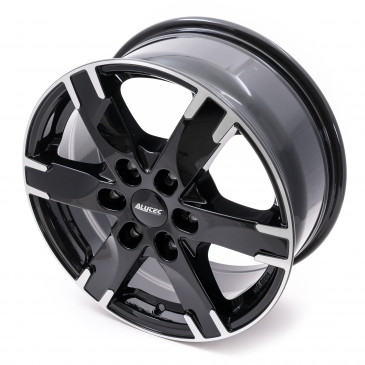 ALUTEC Titan diamant-schwarz frontpoliert