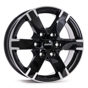 ALUTEC Titan diamant-schwarz frontpoliert