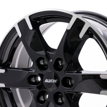 ALUTEC Titan diamant-schwarz frontpoliert