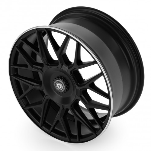 artFORM AF-801 Flat Black Rim Polished