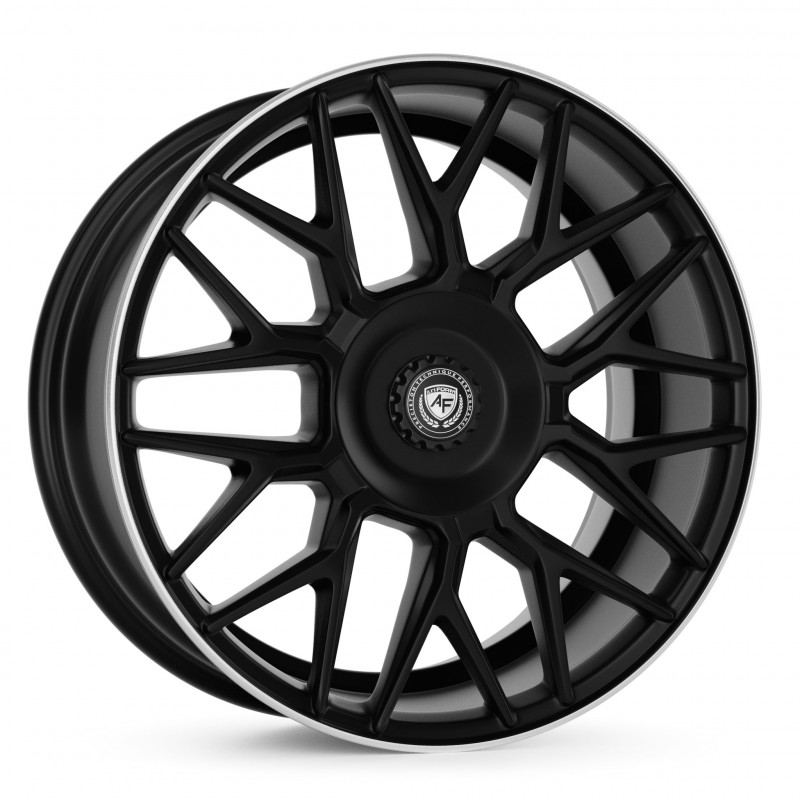 artFORM AF-801 Flat Black Rim Polished