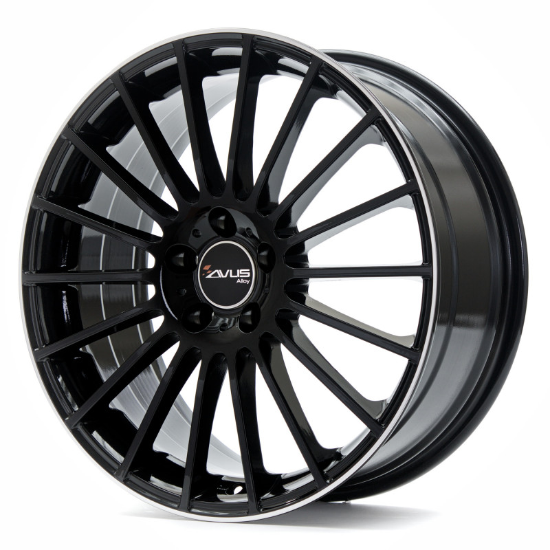 AVUS Racing AC M03 Black Polished Lip Felgenshop De