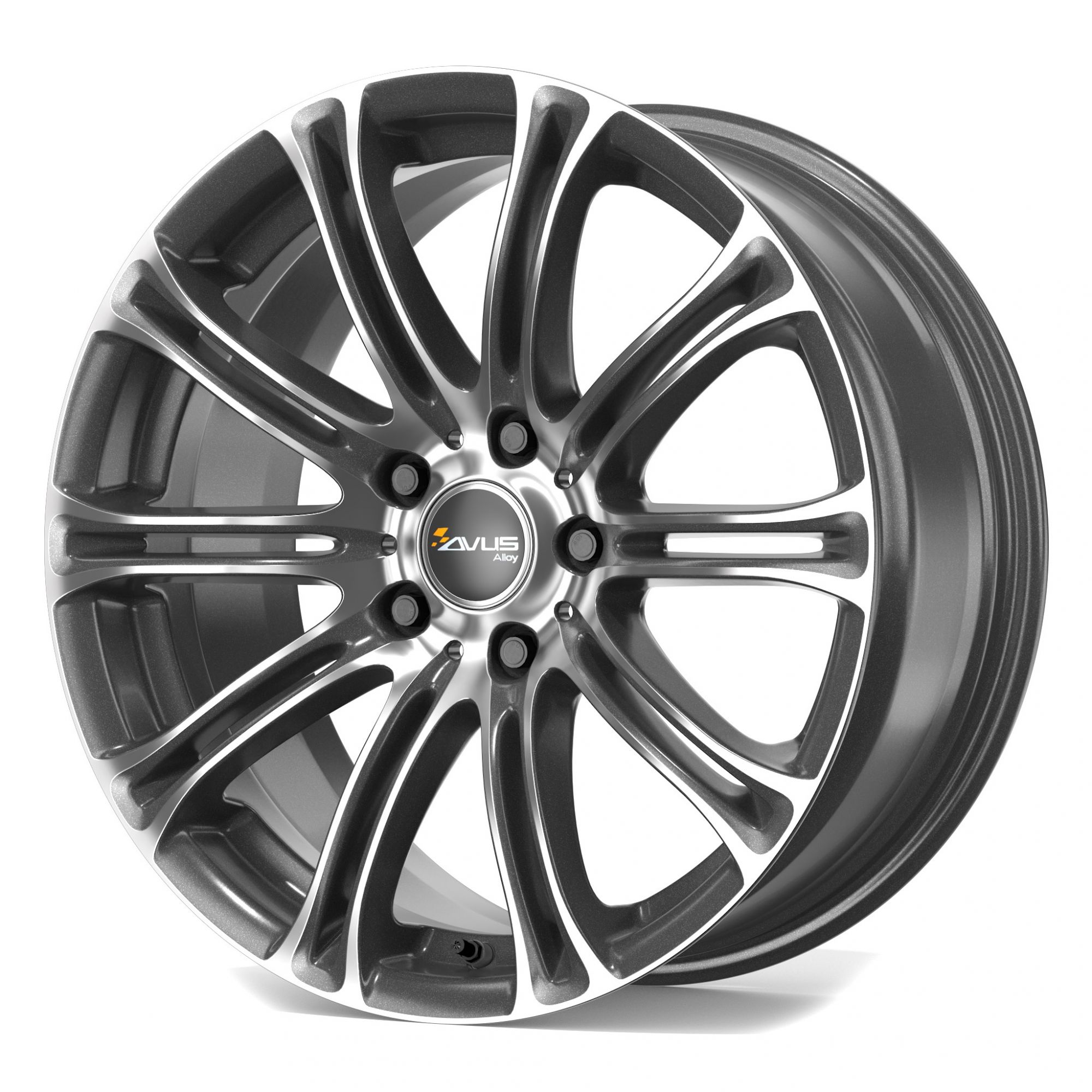 AVUS Racing AC-MB1 Felgen Anthracite polished (grau silber ...