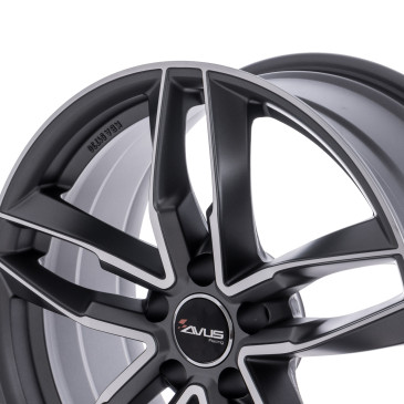 AVUS Racing AF16 MATT ANTHRACITE POLISHED
