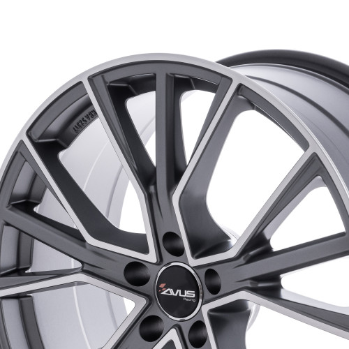 AVUS Racing AF18 MATT ANTHRACITE POLISHED