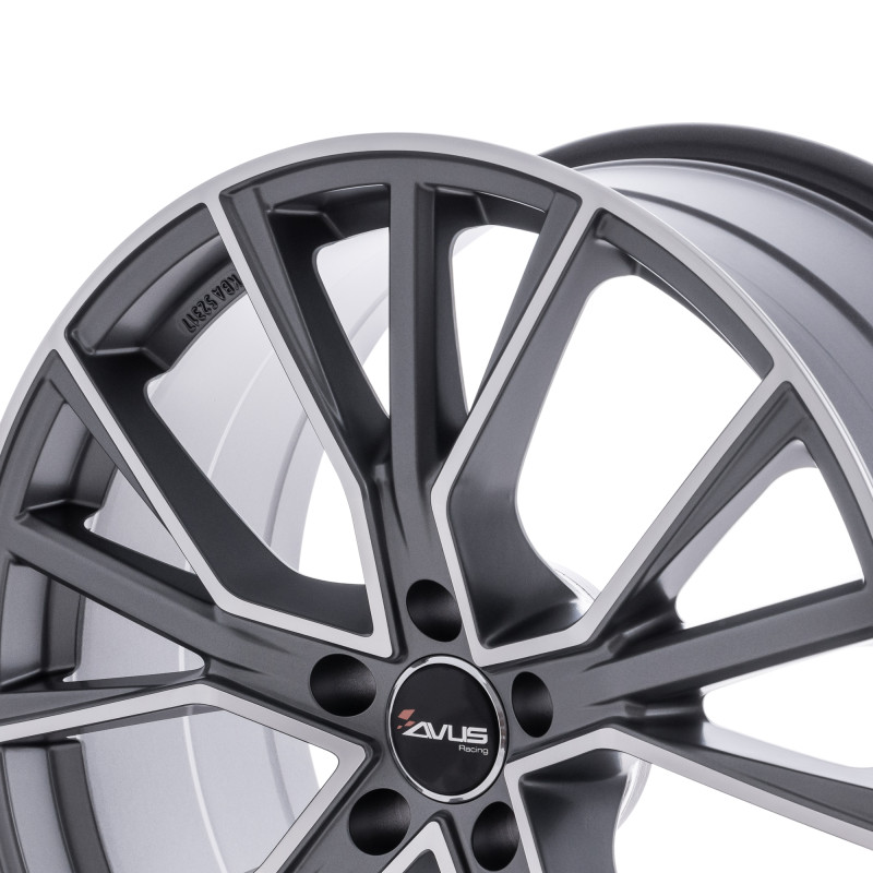 AVUS Racing AF18 MATT ANTHRACITE POLISHED
