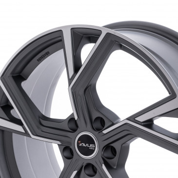 AVUS Racing AF20 MATT ANTHRACITE POLISHED