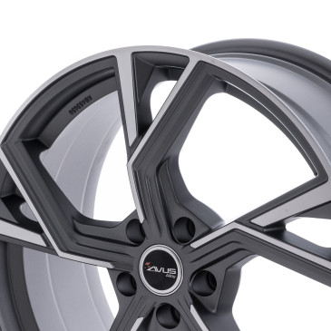 AVUS Racing AF20 MATT ANTHRACITE POLISHED