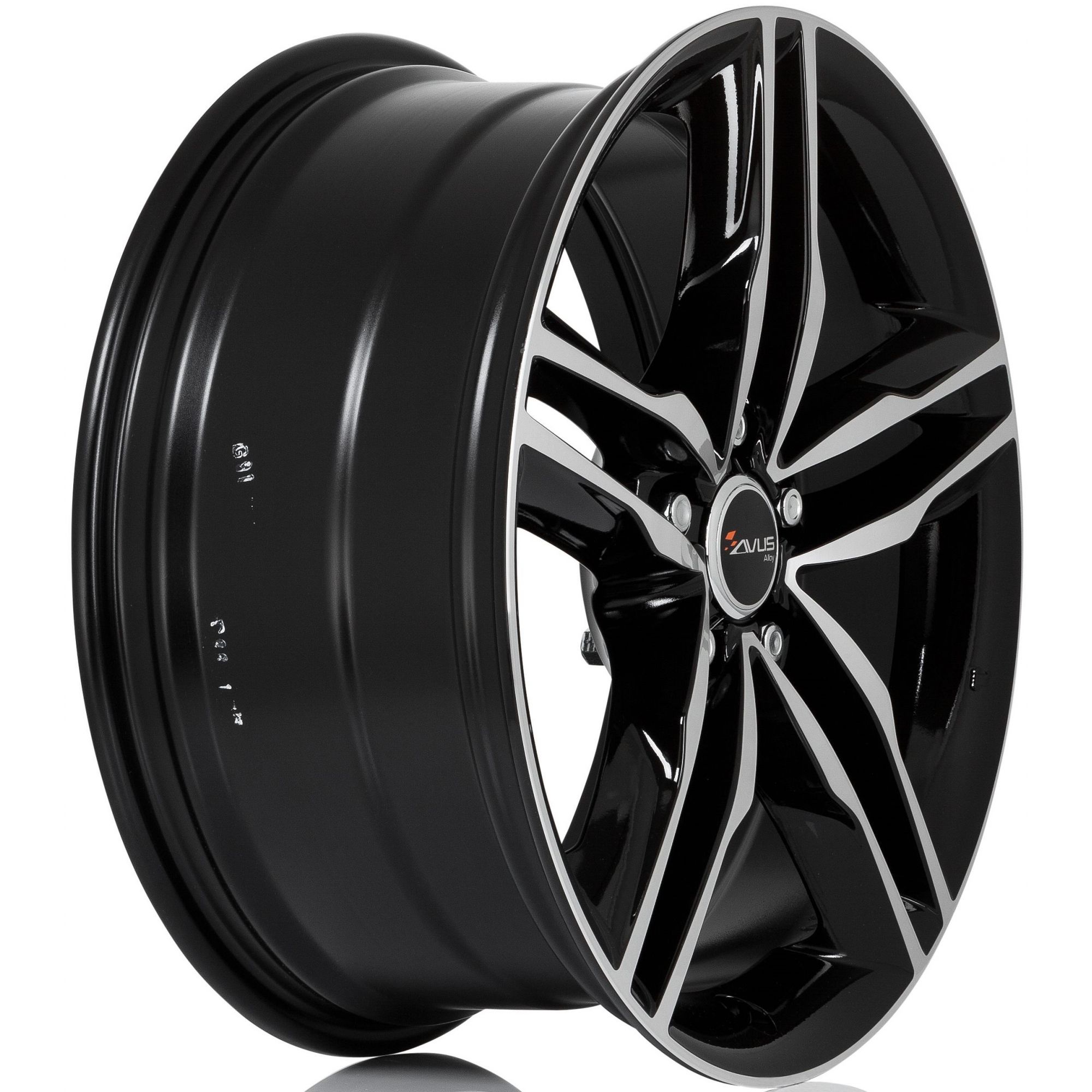 Avus Racing Af Felgen Black Polished Silber Schwarz Mehrfarbig In