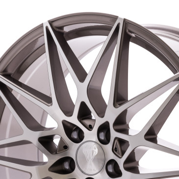 AXXION AX9 Platin Grau Hochglanzpoliert