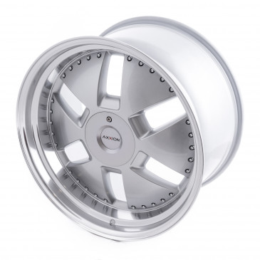 AXXION Y1 Race Silber lackiert mit hochglanzpoliertem Felgenbett