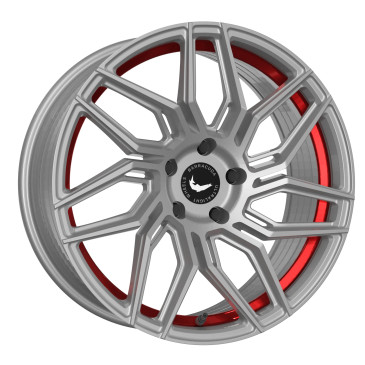 BARRACUDA Dragoon Silver undercut Trimline red