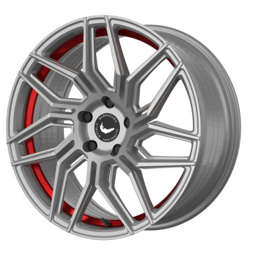 BARRACUDA Dragoon Silver undercut Trimline red