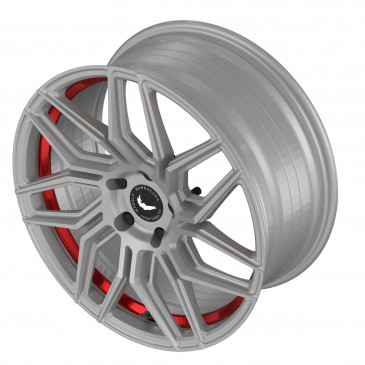 BARRACUDA Dragoon Silver undercut Trimline red