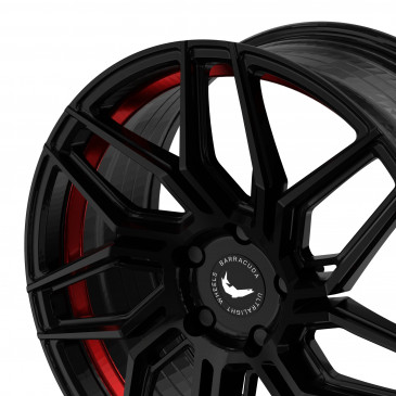 BARRACUDA Dragoon Higloss-Black undercut Trimline red