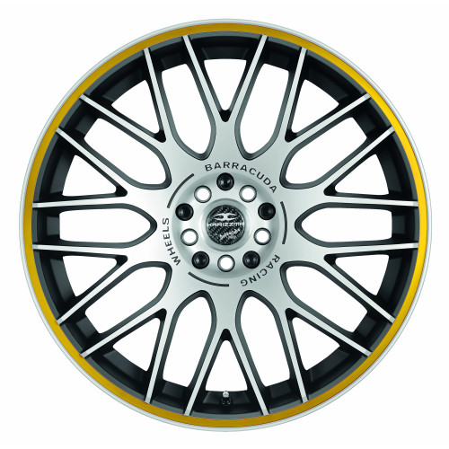 BARRACUDA Karizzma Mattblack-polished / Color Trim gelb
