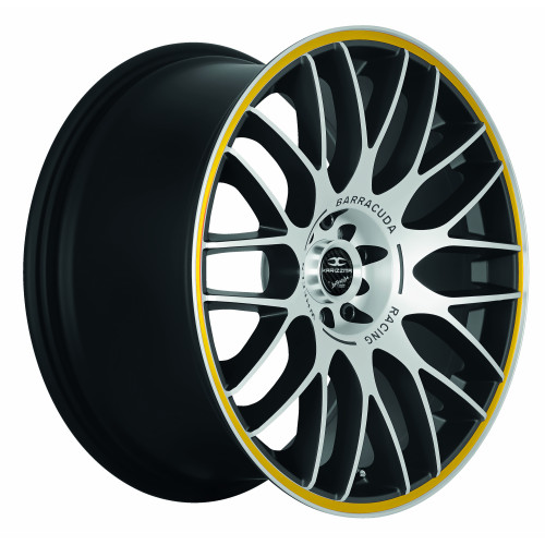 BARRACUDA Karizzma Mattblack-polished / Color Trim gelb