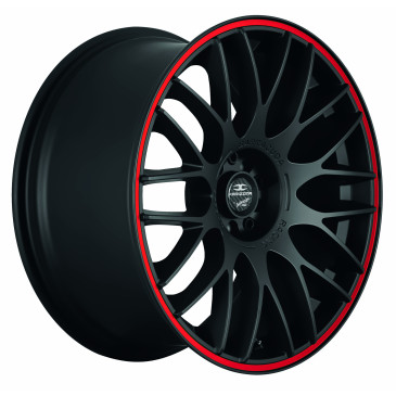 BARRACUDA Karizzma Mattblack Puresports / Color Trim rot
