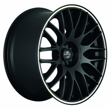 BARRACUDA Karizzma Mattblack Puresports / Color Trim weiss