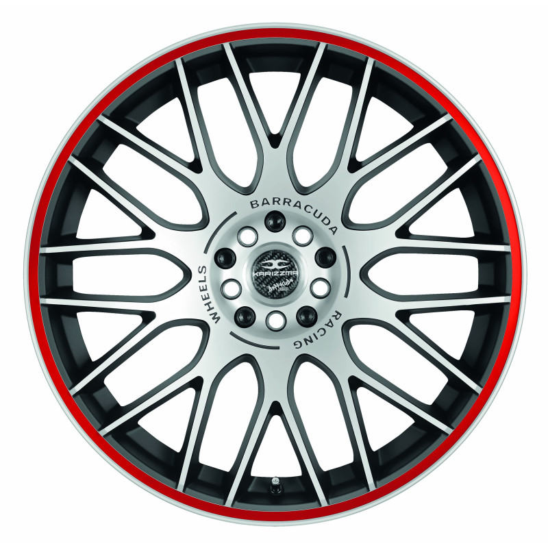 BARRACUDA Karizzma Mattblack-polished / Color Trim rot