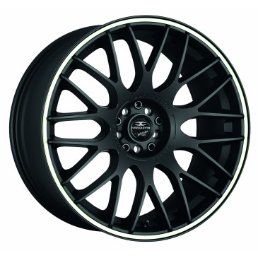 BARRACUDA Karizzma Mattblack Puresports / Color Trim weiss