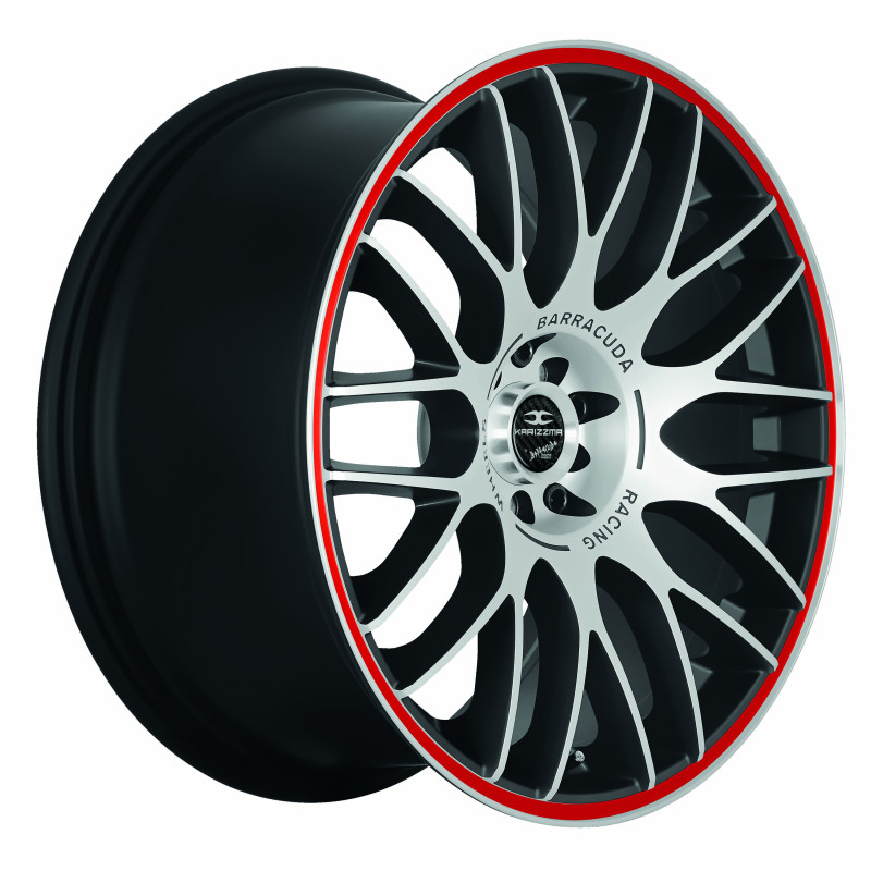 BARRACUDA Karizzma Mattblack-polished / Color Trim rot