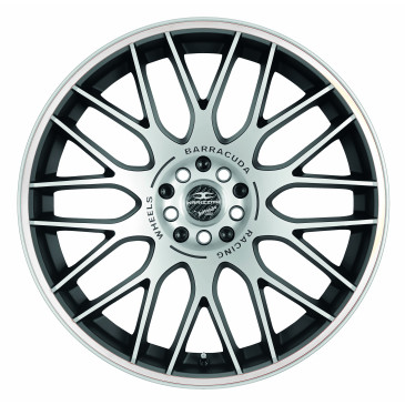 BARRACUDA Karizzma Mattblack-polished / Color Trim weiss