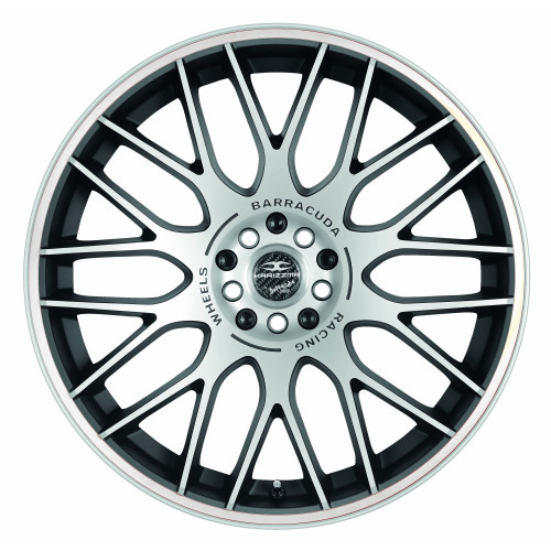 BARRACUDA Karizzma Mattblack-polished / Color Trim weiss