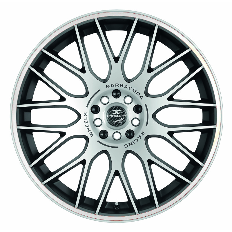 BARRACUDA Karizzma Mattblack-polished / Color Trim weiss