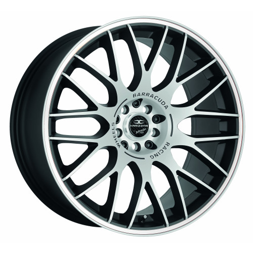 BARRACUDA Karizzma Mattblack-polished / Color Trim weiss