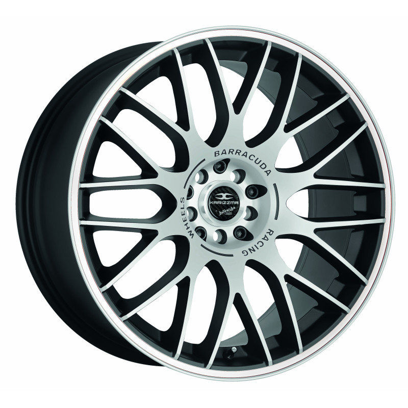 BARRACUDA Karizzma Mattblack-polished / Color Trim weiss