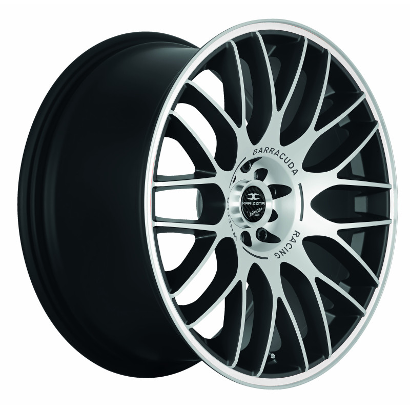 BARRACUDA Karizzma Mattblack-polished / Color Trim weiss