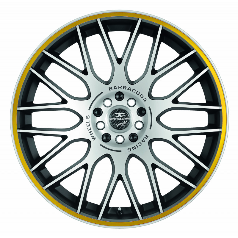 BARRACUDA Karizzma Mattblack-polished / Color Trim gelb