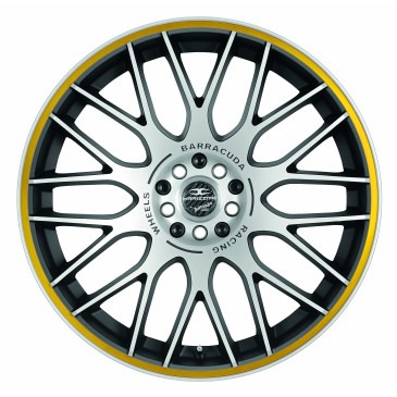 BARRACUDA Karizzma Mattblack-polished / Color Trim gelb