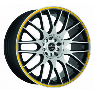 BARRACUDA Karizzma Mattblack-polished / Color Trim gelb