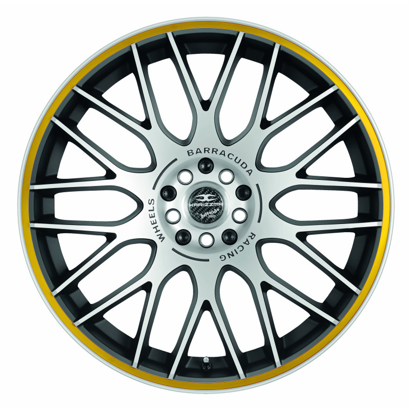 BARRACUDA Karizzma Mattblack-polished / Color Trim gelb
