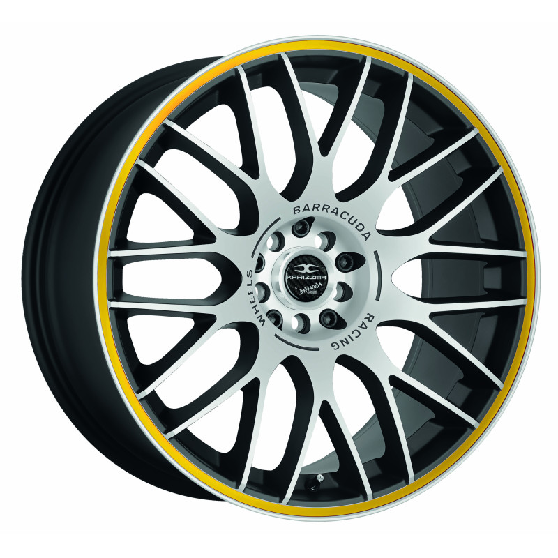 BARRACUDA Karizzma Mattblack-polished / Color Trim gelb