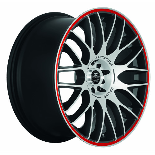 BARRACUDA Karizzma Mattblack-polished / Color Trim rot