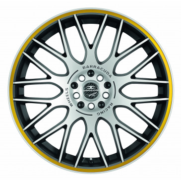 BARRACUDA Karizzma Mattblack-polished / Color Trim gelb
